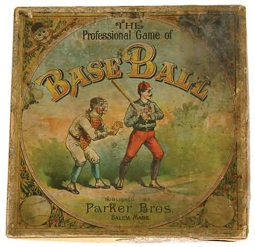 1896 Parker Brothers Professional Game of Baseball